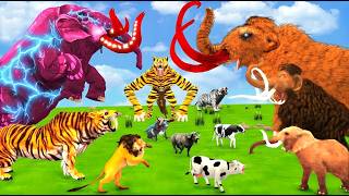 The amazing race 2026: modern animals and dinosaur vs Godzilla, tiger who's the fastest screenshot 2