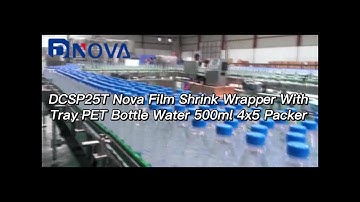 DCSP25T Film Shrink Wrapper With Tray PET Bottle 500ml 4x5 Packer