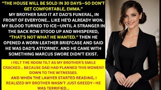 My Brother Announced at Dad’s Funeral That He Was Selling the House — The Lawyer Stood Up