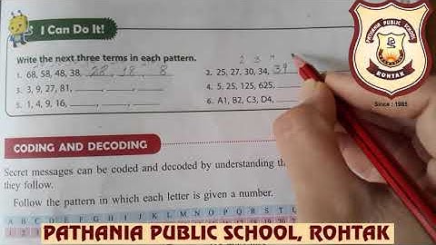 Pathania World Campus,Rohtak.Class -4,Mathematics,Ch.-9( Ex.-9.3 & 9.4 )