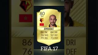 Nordin Amrabat - AEK Athens | FIFA Cards through the years