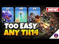 NEW META TH14 Dragon Rider Attack is INSANE | Best TH14 Attack Strategy in Clash of Clans 🔥