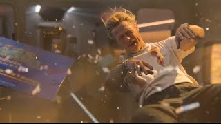 Bullet Train Scene | Slow-Mo Train Crash
