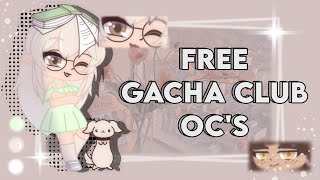 Aesthetic free Gacha Club oc ideas ~ ☕