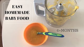 HOMEMADE BABY FOOD | READY FOR SOLIDS! 6 MONTHS +