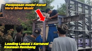 Penjelasan model Kanal versi Sinar Music | Loading lokasi Pertama Karnaval Rembang Jateng