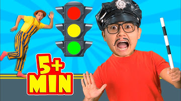 Traffic Safety Song + More Nursery Rhymes & Kids Songs | Tigi Boo