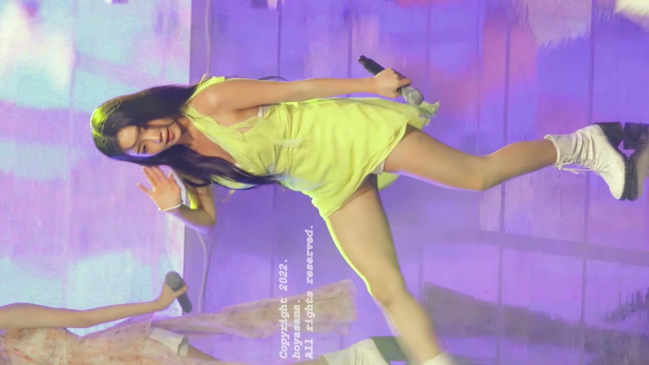 220920 프로미스나인(fromis_9) Feel Good(SECRET CODE) 노지선(Roh JiSun) 직캠/fancam @ 한국교통대 by hoyasama