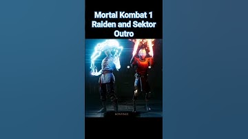 Mortal Kombat 1 Raiden and Sektor Outro                  #shorts                #mortalkombat1
