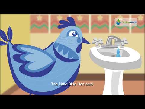 The Little Blue Hen (English)