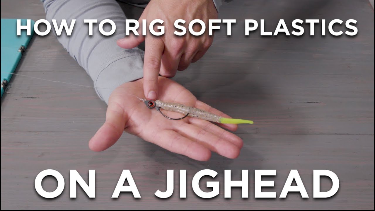 How To Rig Soft Plastics on a Jighead (Weedless)