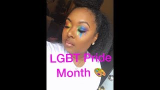 PRIDE Tribute Rainbow Eyes Makeup Tutorial Information