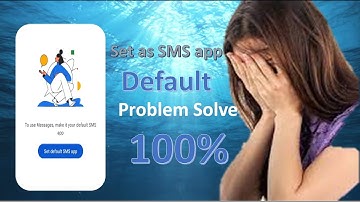 Mobile Set default SMS App Problem Solve. 100% Working.