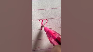 how to write R in cursive writing || cursive writing kaise likhe || cursive writing #short #writing