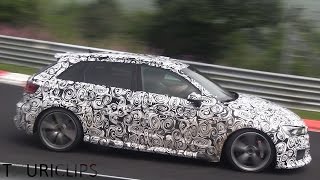 2015 Audi RS3 spied testing on the Nürburgring!