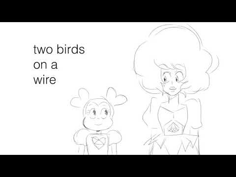 two birds (spinel and pink diamond animatic)