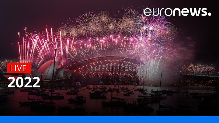 Frohes neues Jahr, Australien! Sydney begrüßt 2022 mit Feuerwerk