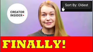 Youtube is FINALLY Bringing Back "Sort by Oldest" Feature!