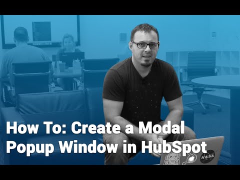How To: Make a Modal Popup Custom Module in Hubspot 🖥️ - YouTube