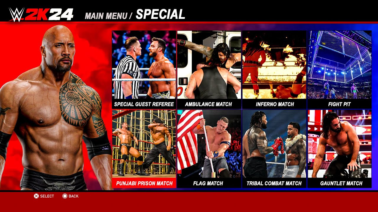 WWE 2K24 Punjabi Prison Match Gameplay Notion YouTube