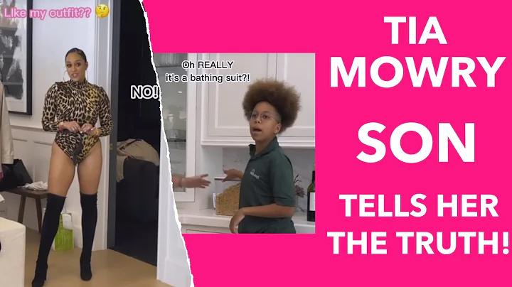 Tia Mowry Sons Tells Her the TRUTH About Her Cloth...