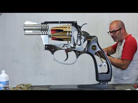 giant mechanical gun in the making by jean octobon