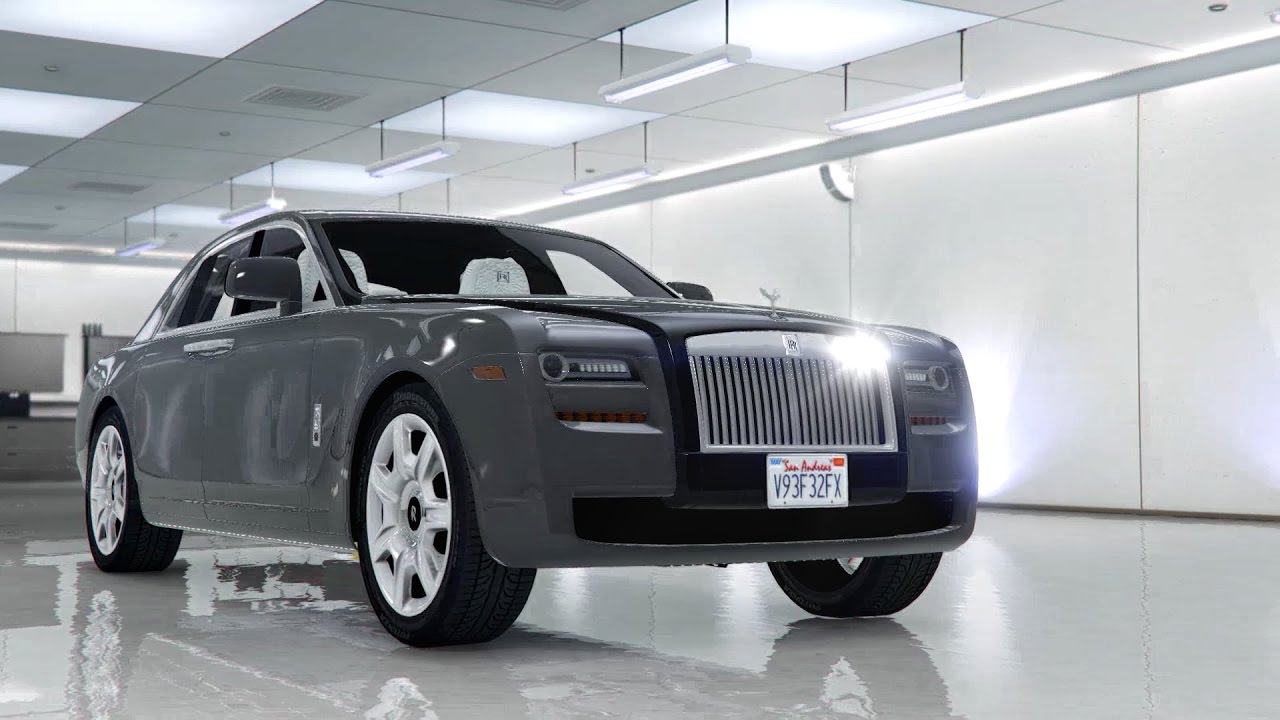 Gta V Real Car Mods Rolls Royce Ghost Gta 5 Redux Graphics Youtube