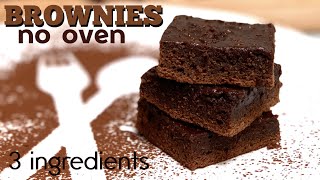 Brownies recipe only 3 ingredients in Lock down