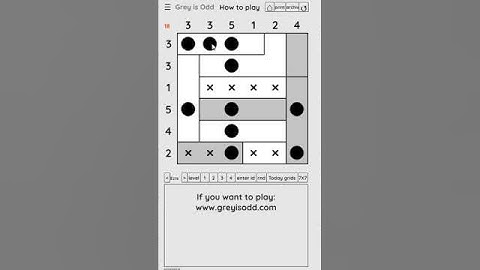 Today grids. Solution level 4 6X6 dated 1-12-2024