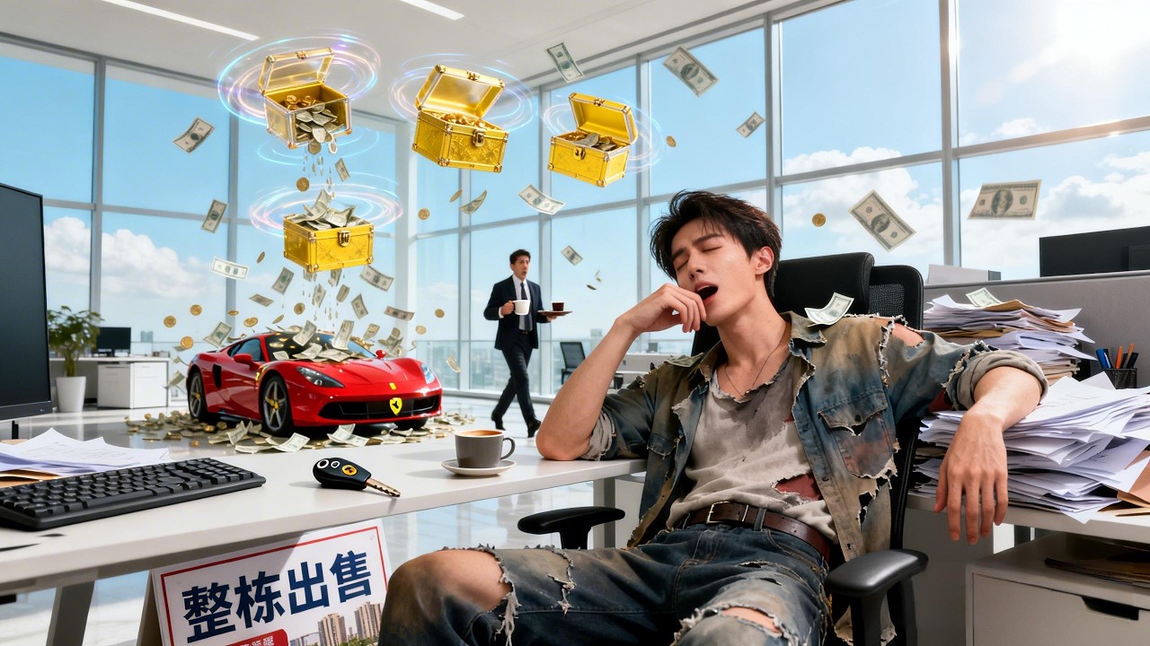 別再叫我加班！我摸魚一分鐘入賬5000塊！💸💸💸#逆袭 #短剧全集 #短剧推荐 #短剧 #短剧全集