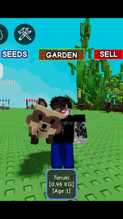 New Tanuki Pet In Grow A Garden!🤯 #growagarden #roblox #shorts #viralshorts #fyp #shortsfeed