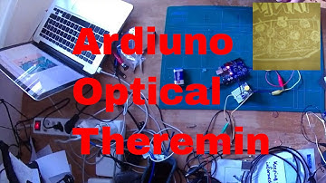 Arduino IR optical licht/light theremin project. Great Kids Ardiuno project!!