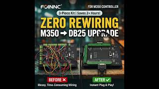 Stop Messy CNC Wiring! FOINNC M350-DB25-T3 Adapter Kit #FOINNC #M350 #Shorts