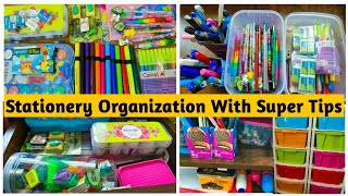 Stationery Organization Ideas | Tips To Organize Kid’s Stationery | Stationery Collection in Tamil
