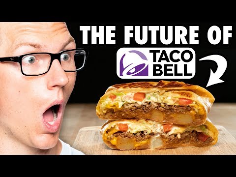 Taco Bell Deep Fried Crunchwrap Taste Test | FUTURE FAST FOOD