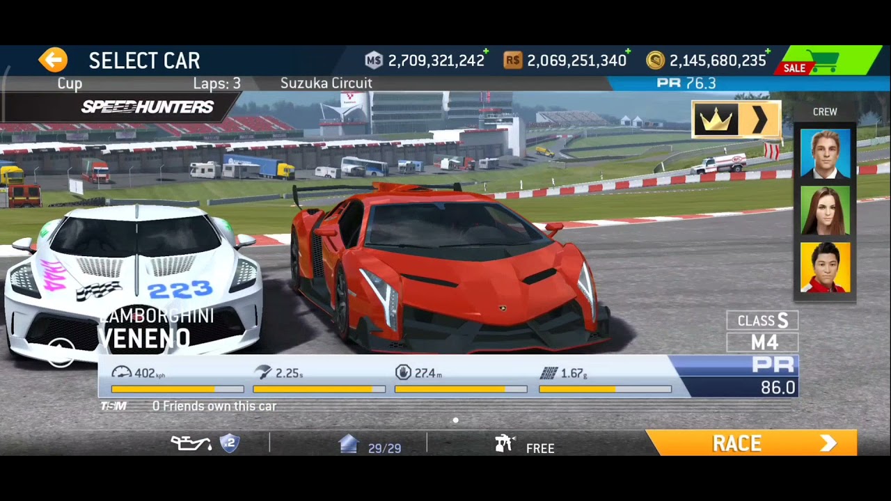 Real Racing 3 Lamborghini VENENO 