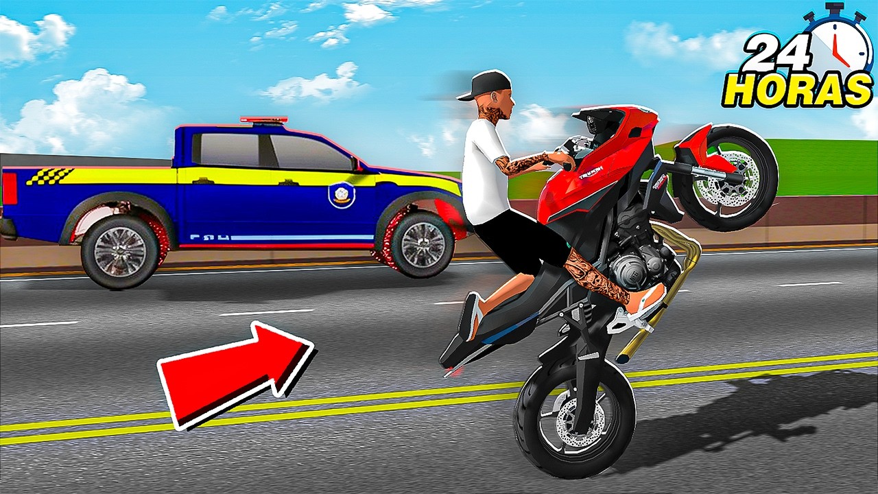 FUGI DA POLÍCIA NO GRAU POR 3 MILHÕES! | Moto Wheelie 3D 🚨🔥