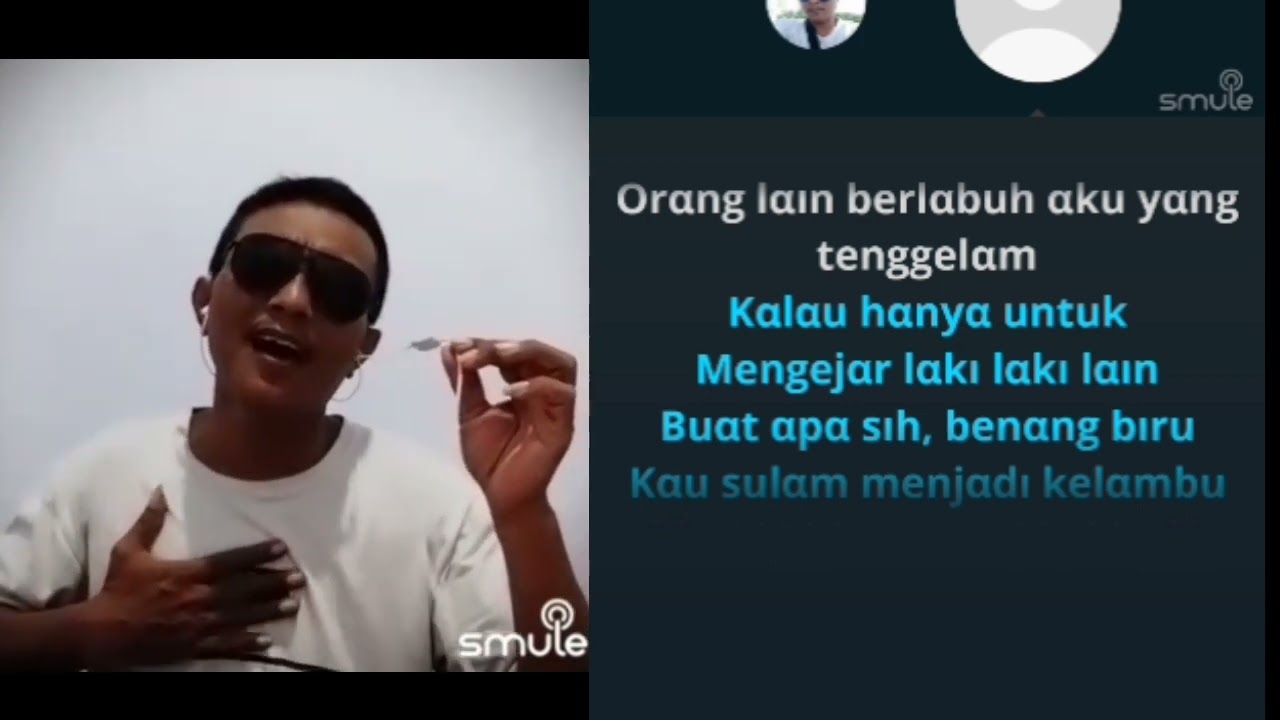 Benang Biru~ karaoke duet tanpa vokal cewek (cover by. Meggi Z)