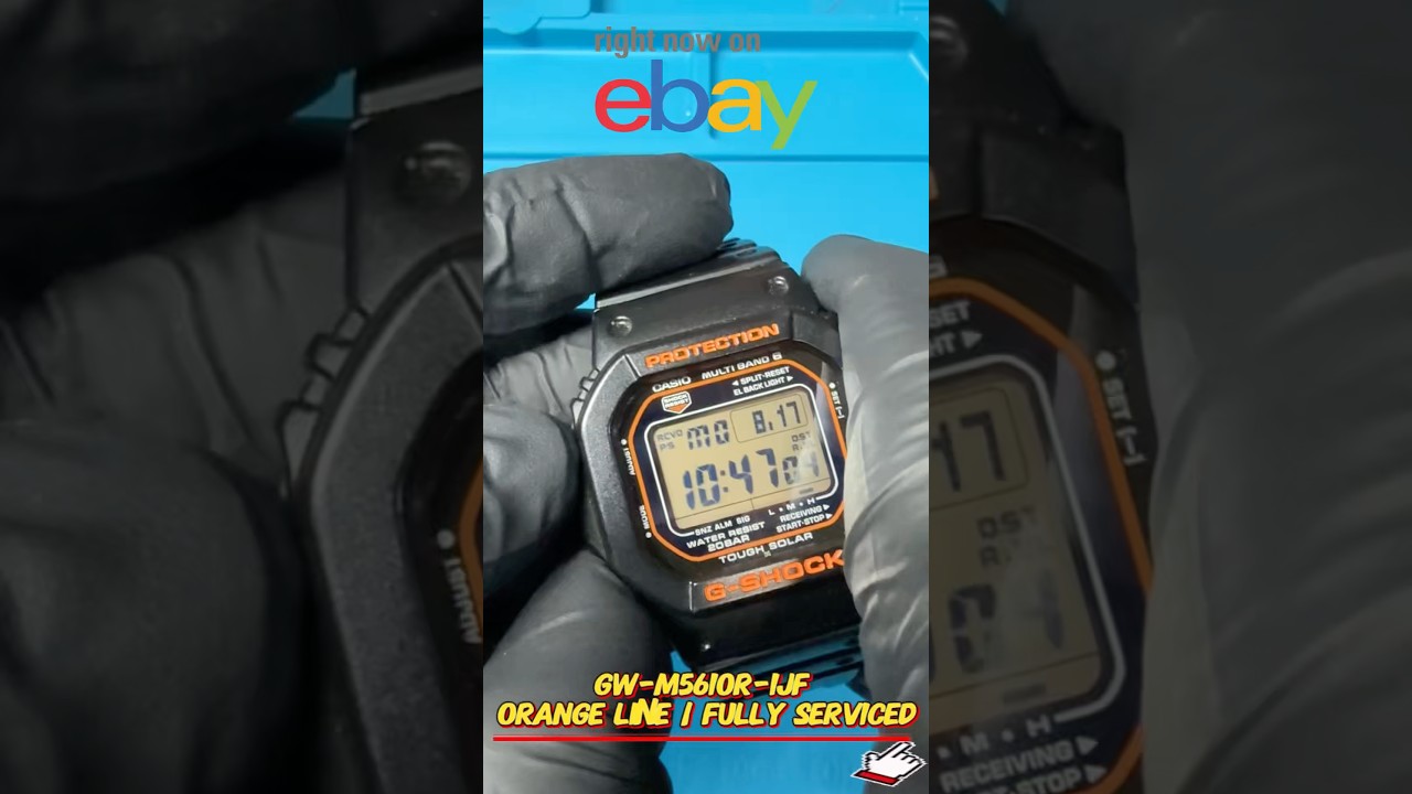 Casio G-Shock GW-M5610R-1JF Orange Line | Fully Serviced | Tough