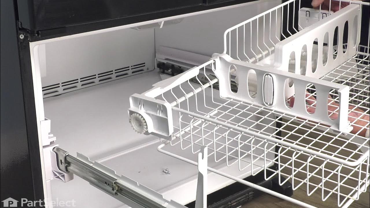 Whirlpool Refrigerator Repair How to Replace the Track (Whirlpool
