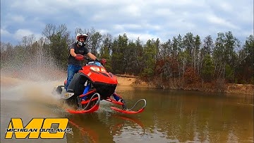 Water Skipping Snowmobile - Polaris IQR