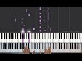 Radiohead  like spinning plates piano synthesia heavypiano version