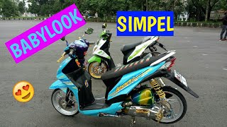 Beat FI Babylook Simpel Warna Biru Muda - Mothaimotovlog #15