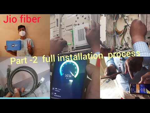 Jio fiber installation | part-2 | speed of jio fiber |setup for landline call | hindi |full install|