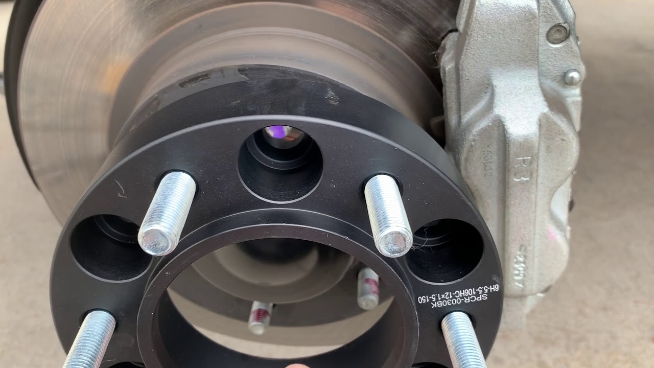 How To Install Wheel Spacers - Toyota Tacoma Example- 2019.43 - YouTube