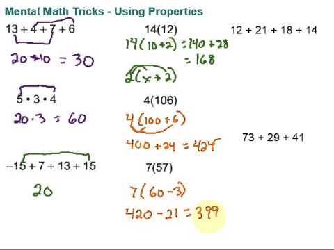 What is mental math?