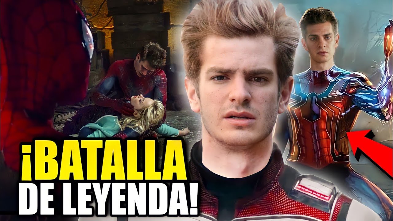 Épico! El Spiderman de Andrew Garfield en Avengers Endgame | Batalla con Thanos | Viaje Temporal