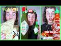 ASMR MUKBANG Spicy Challenge Compilation (Fire noodles, fried chicken, enoki mushroom, korean eat)