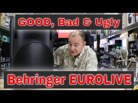 Video: Behringer Speakers: Speaker Features. Active Speakers EUROLIVE B112D And B115D, B215D And Other Models. How To Enable The Flash Drive To Work?