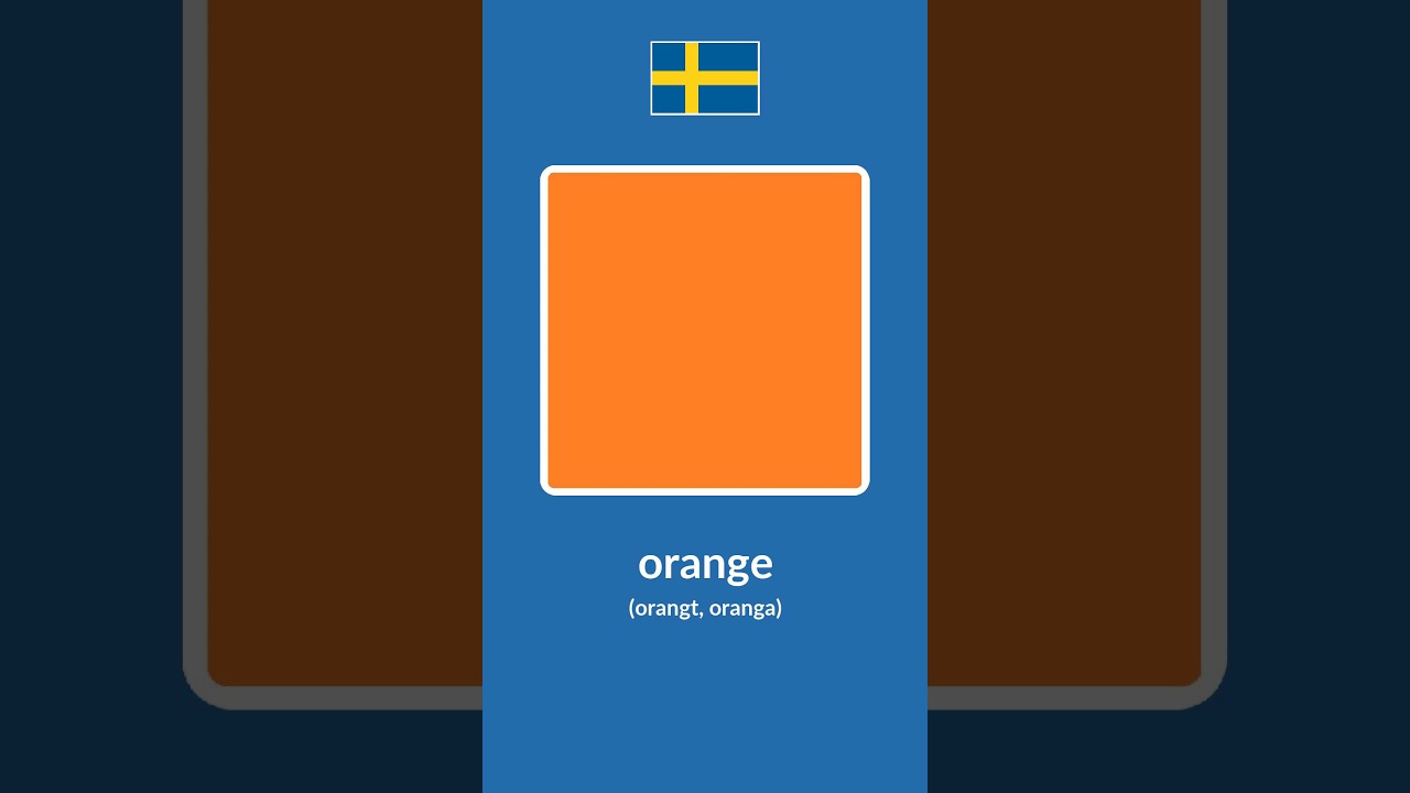 Colours in Swedish 